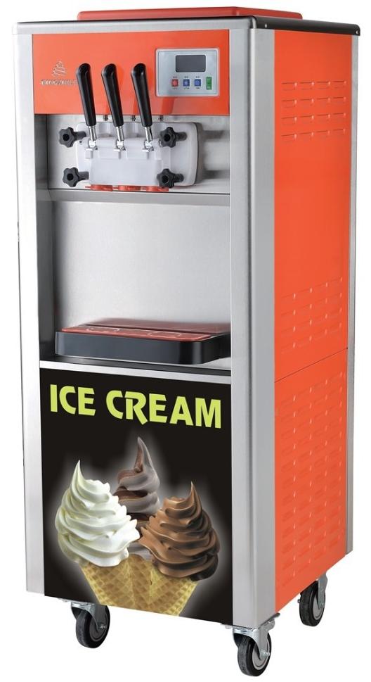 מכונת גלידה אמריקאית עומדת 3 טעמים