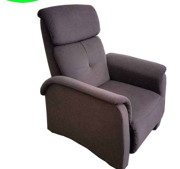כסא סלון או לחצר נוח ואיכותי מבד בצבע אפור 