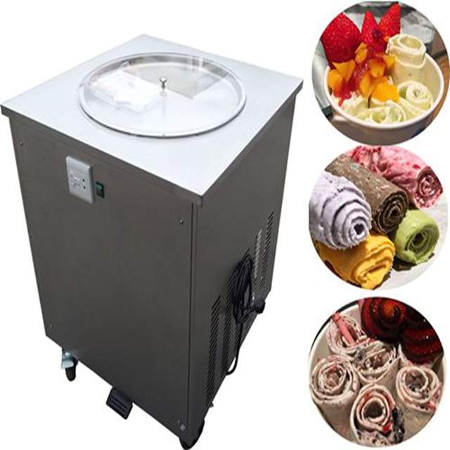 מכונת גלידה מטוגנת  פאן מטוגן יישום לגלידה 