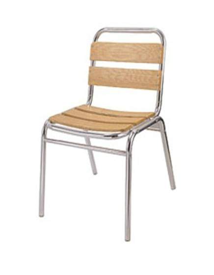 כסא עץ מאלומיניום נוח ושמושי מאוד